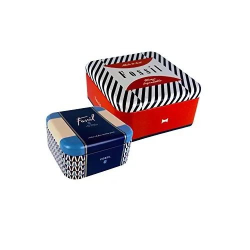 Fossil JF85296040 Bracciale da Uomo in Pelle/Acciaio Inossidabile Moda - immagine 3