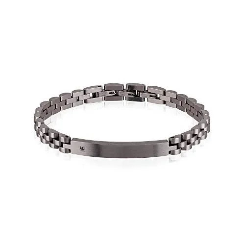 Gioiello BREIL collezione BLACK DIAMOND, BRACCIALE da UOMO in ACCIAIO…
