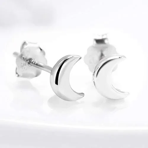 Gold Gala Piccoli Orecchini in Argento 925 Rodiato Ragazza Donna Minimal - immagine 2