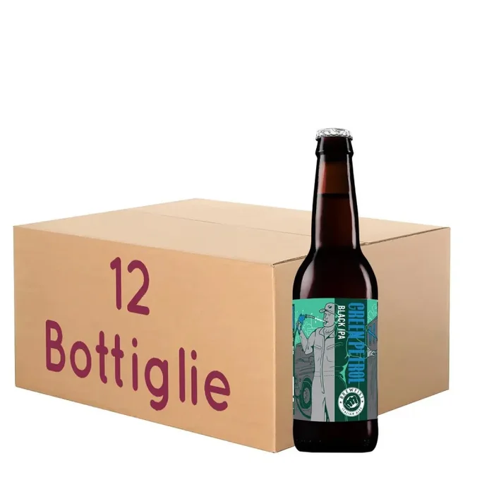 Green Petrol Brewfist – Black IPA – BOTT. 33 Cl KIT 12