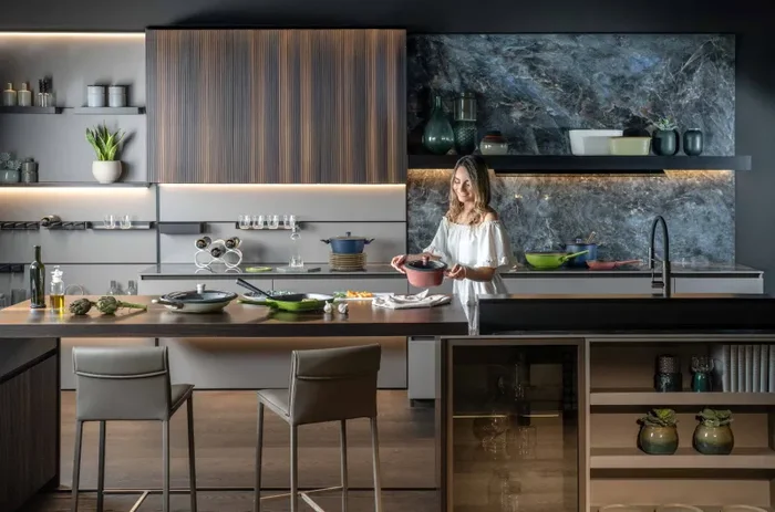 GUZZINI Coperchio in Vetro Curvo D 28 Cm Cook&Color Nero - immagine 2