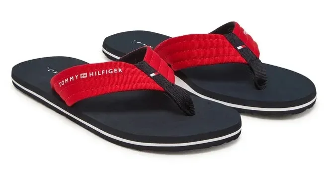 Infradito in tessuto intrecciato Tommy Hilfiger art FM0FM05437