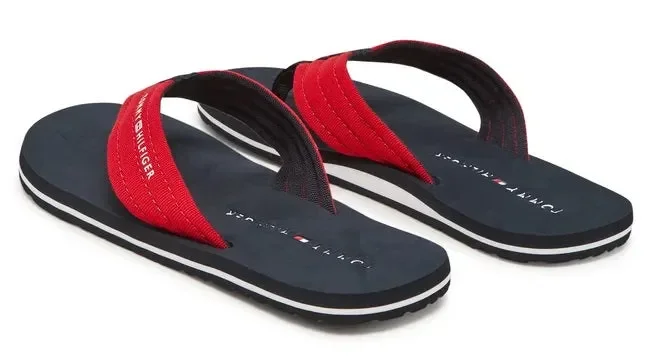 Infradito in tessuto intrecciato Tommy Hilfiger art FM0FM05437 - immagine 2
