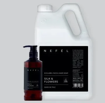 Interchem Italia Nefel Sapone Silk Flowers Face & Hand 480 Ml - immagine 2