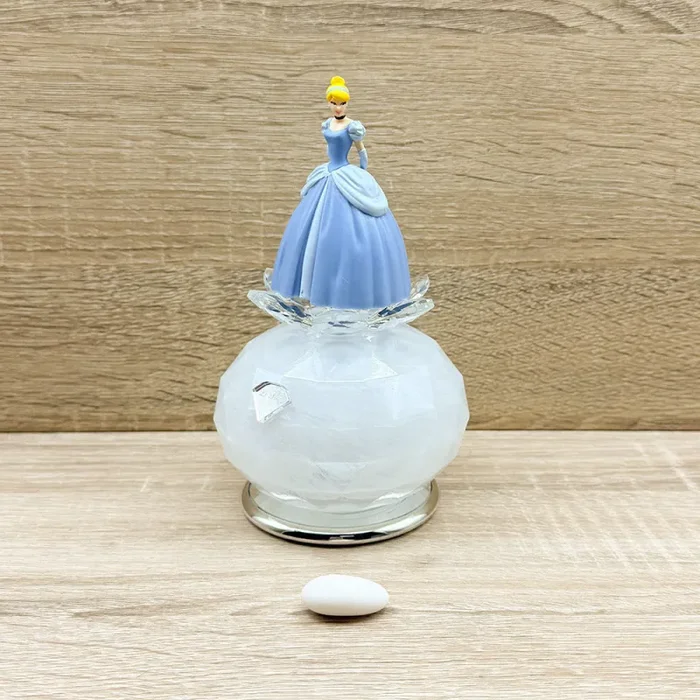 Lampada Led con Cenerentola Disney Orchidea Bomboniere