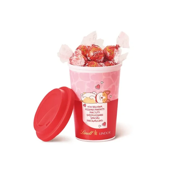 Lindt Bicchiere Corgi con Boules al Latte 112 Gr - immagine 2