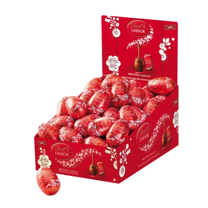 Lindt Maxi Ovetti Lindor al Latte 28 Gr 1 Pz In saldo