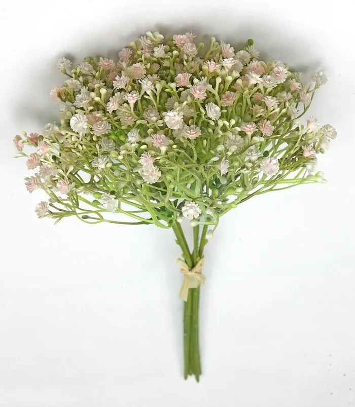 Linea Due Elle Gipsophila Mazzo D 19 Cm H 32 Cm Rosa Chiaro