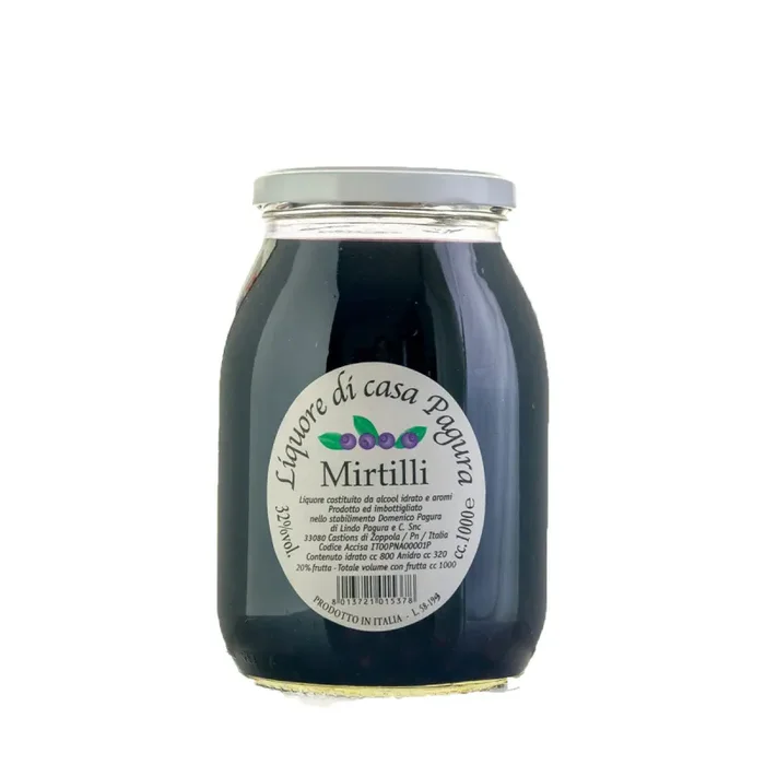 Liquore Al Mirtillo 1Lt – Distilleria Pagura