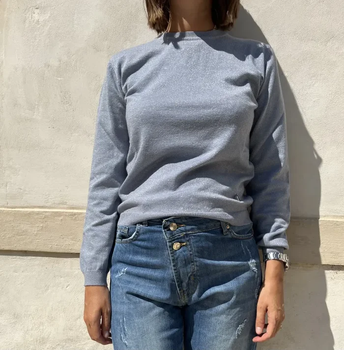 MAGLIONCINO GIROCOLLO LUREX - immagine 2