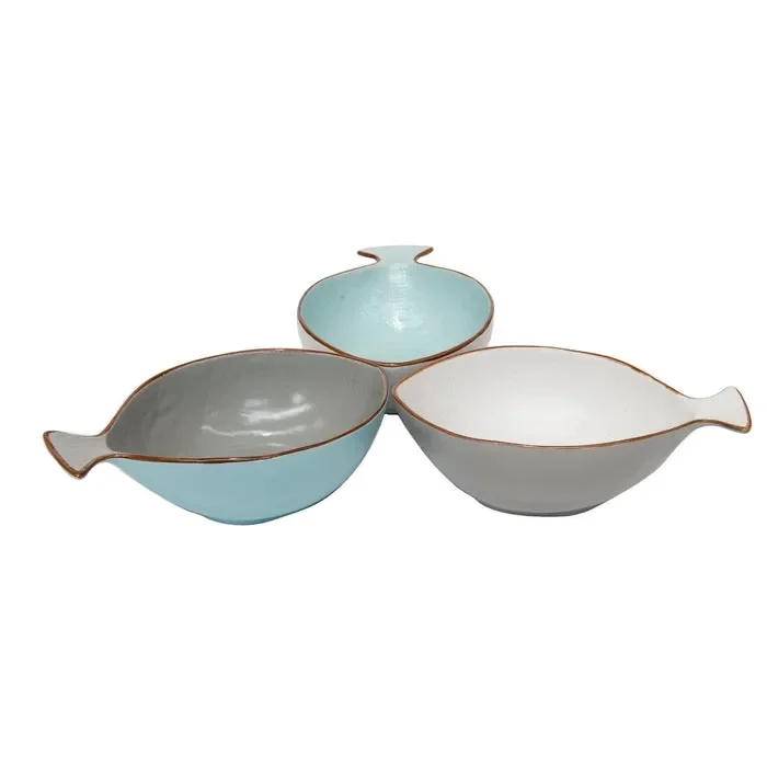 Mediterraneo – ciotola a forma di pesce in gres Saldi