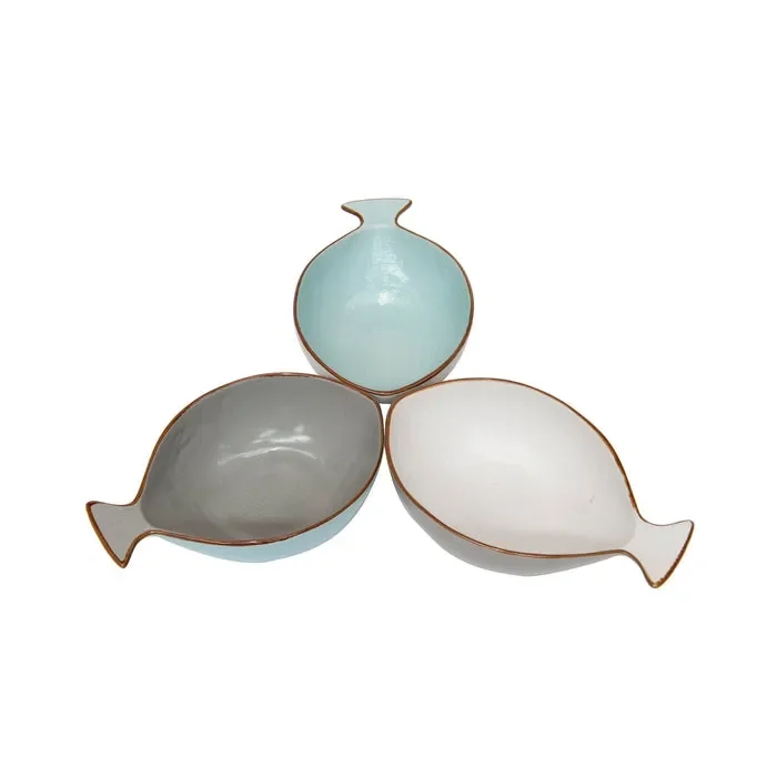 Mediterraneo – ciotola a forma di pesce in gres Saldi - immagine 2