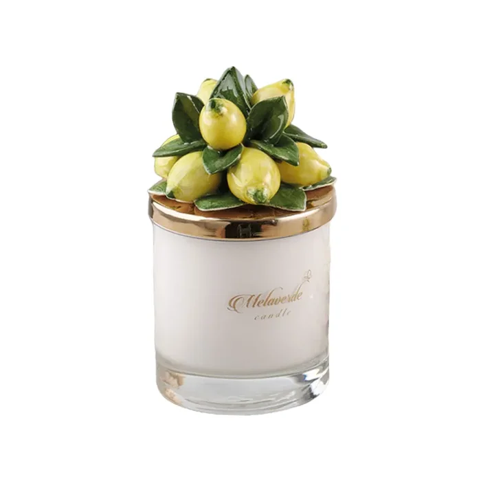 Melaverde Candela Grande Bianca con Tappo Limoni