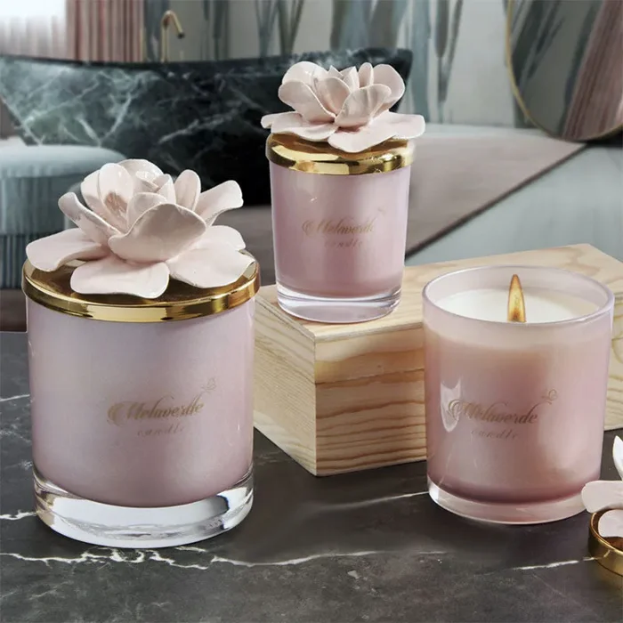 Melaverde Candela Piccola Fiore Rosa 100 gr - immagine 2
