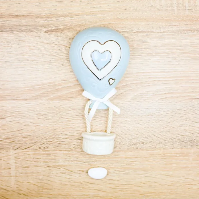 Mongolfiera Celeste con Cuore Pienne Design Fornitura