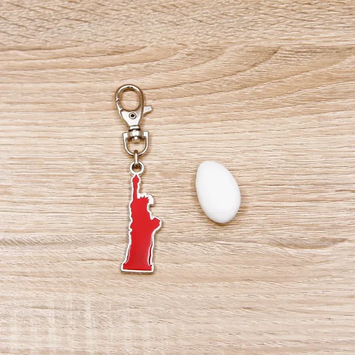 Moschettone con Statua della Libertà Linea Viaggi