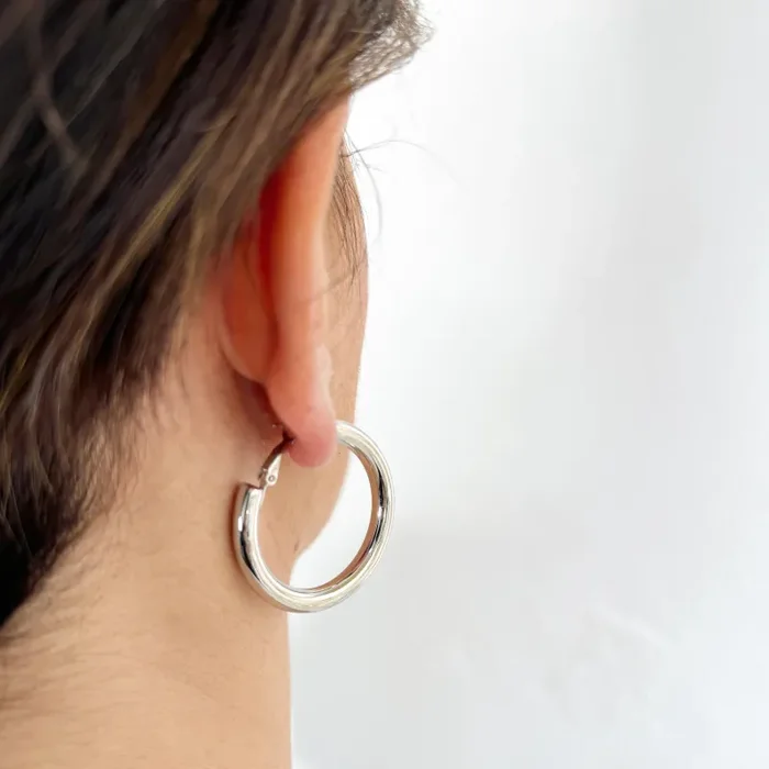 Orecchini Cerchio Basic Small - immagine 2