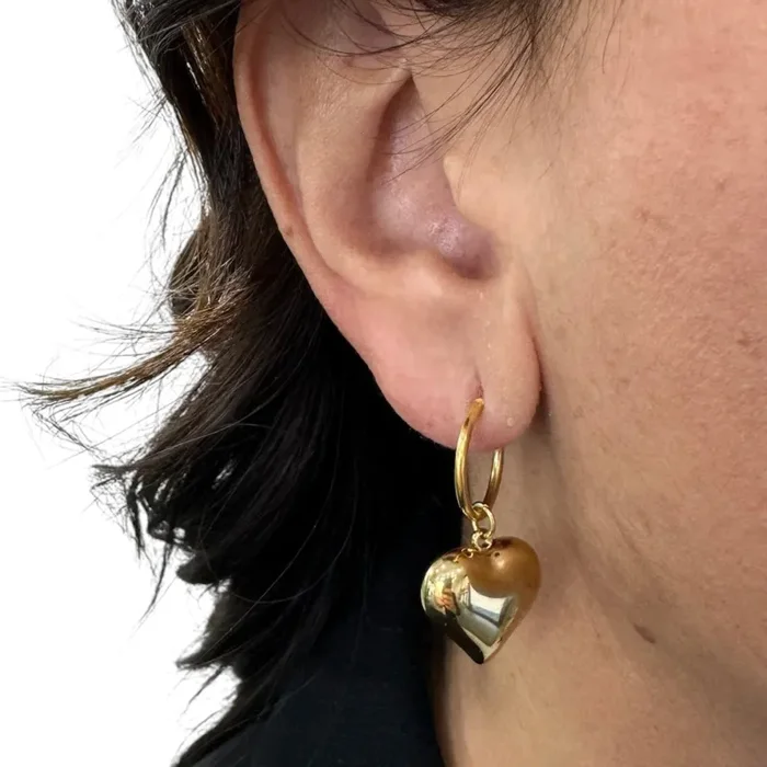 Orecchini Cuore Big