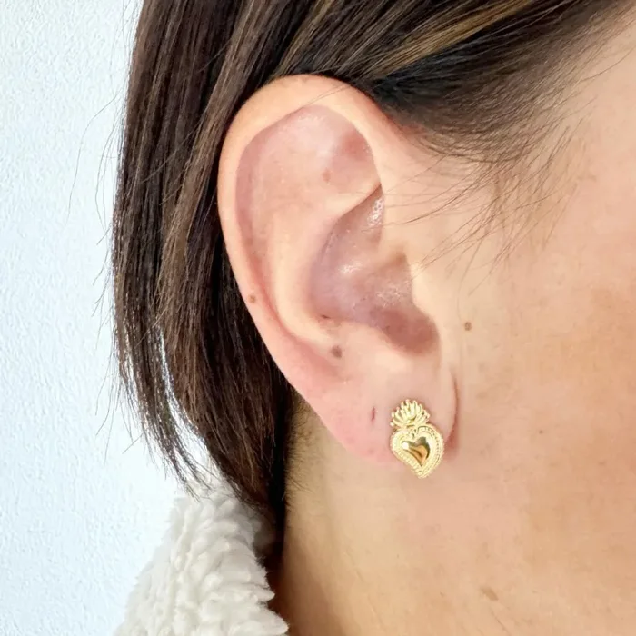 Orecchini Cuore Sacro