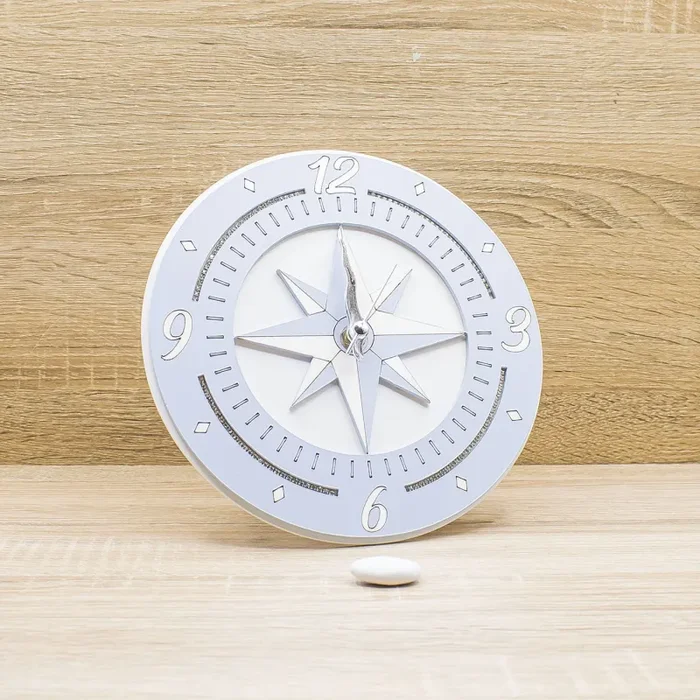 Orologio con Rosa dei Venti