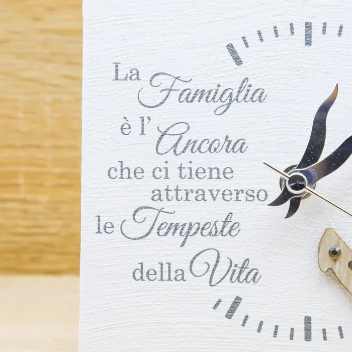 Orologio Grande “Famiglia” con Ancora Negó - immagine 2
