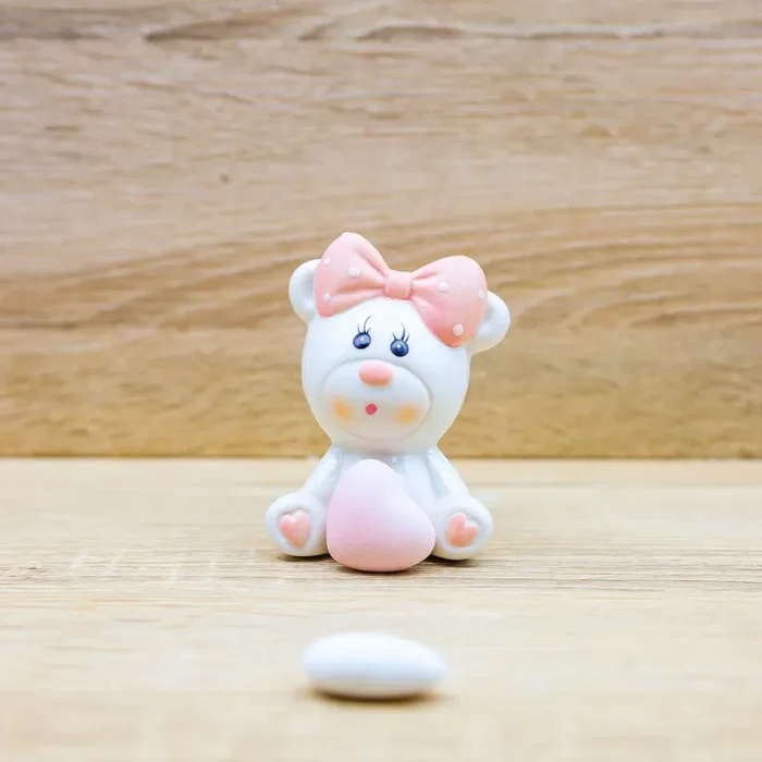 Orsetto Baby Medio Rosa Claraluna