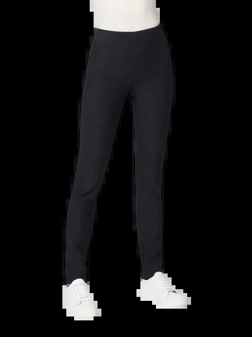 Pantalone a sigaretta con spacchetti in Compact