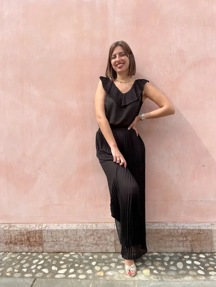 PANTALONE PLISSETTATO - immagine 2