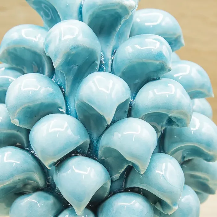 Pigna Azzurra Grande Porcellana di Capodimonte - immagine 2