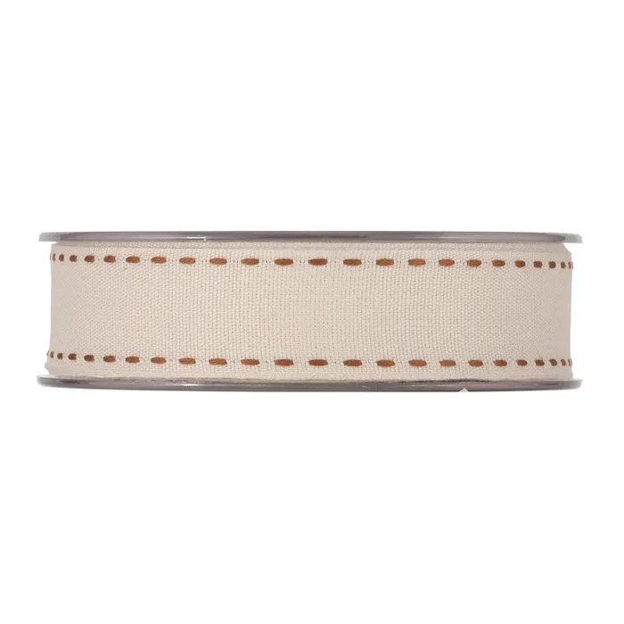 Piovaccari Nastro Carnabey 25 Mm 15 Mt Colore Cream