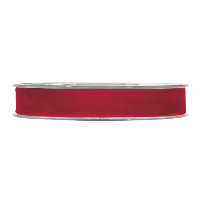 Piovaccari Nastro Double Velvet H 15 Mm L 7 Mt Red