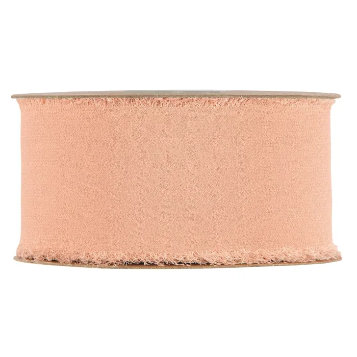 Piovaccari Nastro Organdy Ribbon H 50 Mm 10 Mt Peach