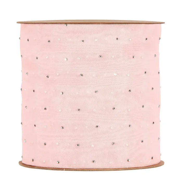 Piovaccari Nastro Shining Diamons 100 Mm 20 Mt Rosa