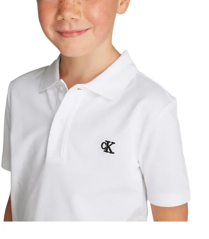 Polo Bimbo Calvin Klein Art IB0IB02486 - immagine 2