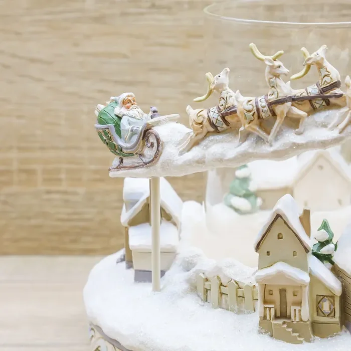 Portacandela con Babbo Natale su Slitta Enesco - immagine 2