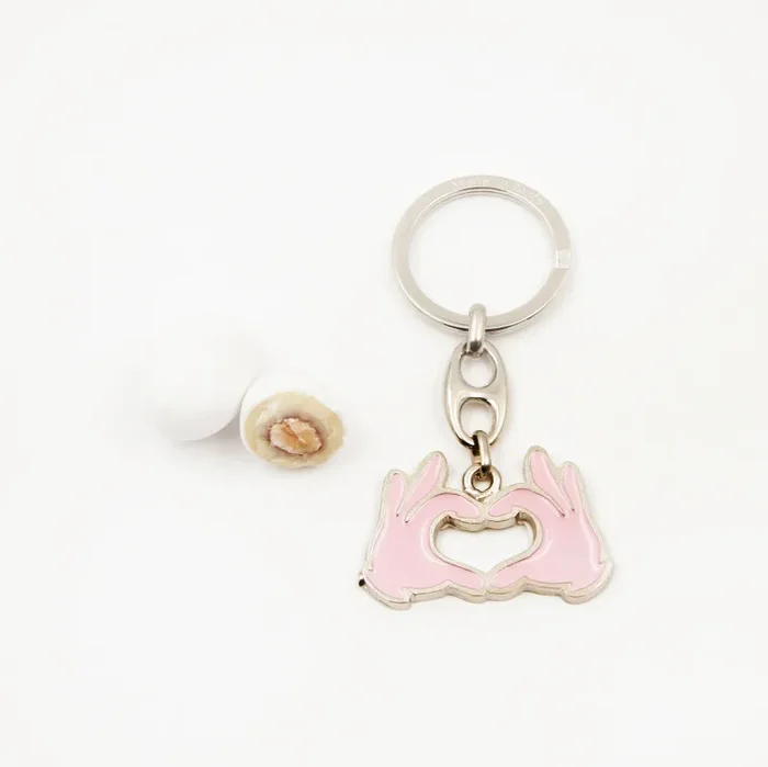 Portachiavi Love Rosa