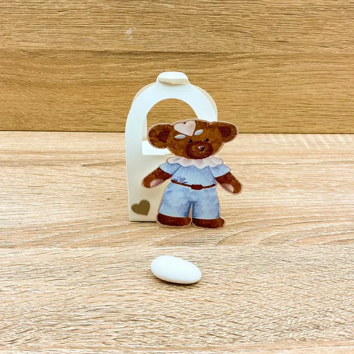 Portaconfetti Borsetta con Orsetto