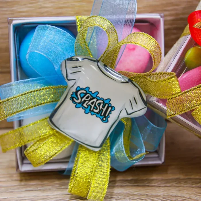 Portaconfetti con Magnete Maglia Fumetto - immagine 3