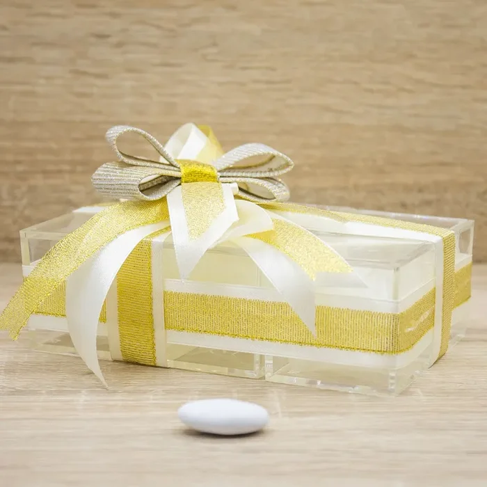 Portaconfetti Oro 30 Confetti - immagine 2