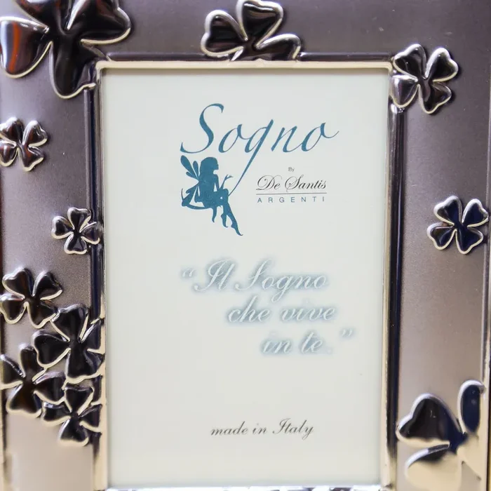 Portafoto Argento con Quadrifogli De Santis Argenti Online ora - immagine 3