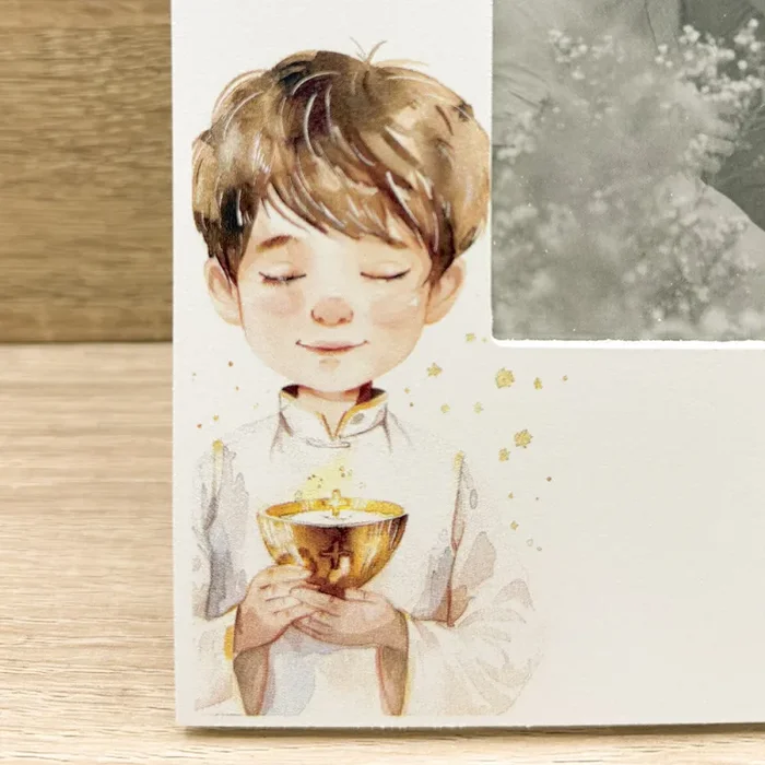 Portafoto Bimbo Comunione Claraluna - immagine 2