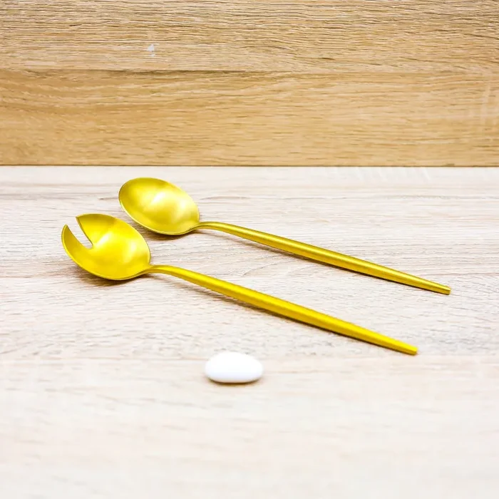Posate Insalata Oro Cuore Matto Fornitura