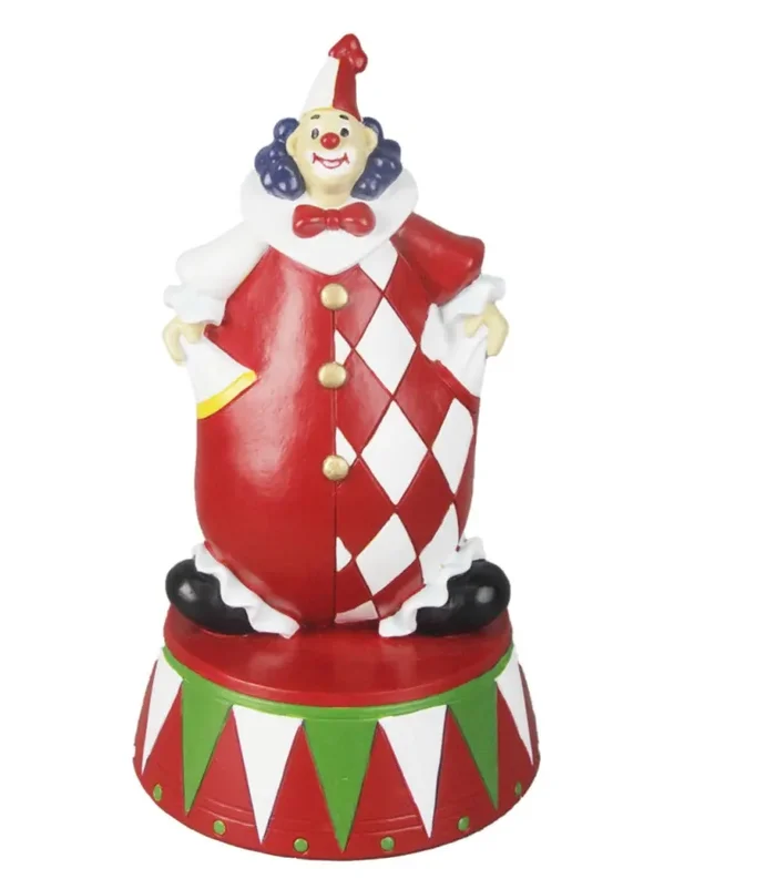 Preziosa Home Jolly Decorativo Natale 13 x 13 x 25 Cm Poliresina Rosso Scatola Regalo Vendita online