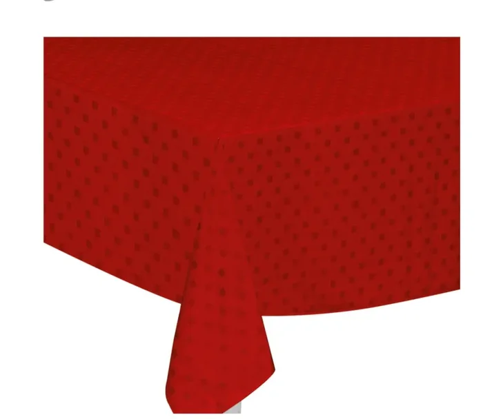 Preziosa Home Tovaglia Tinto Filo Damina Ass. Natale 180 x 250 Cm Cotone 1 Pz