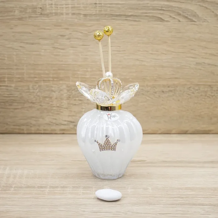 Profumatore Bianco con Corona Oro Marilyn Rome Vendita calda