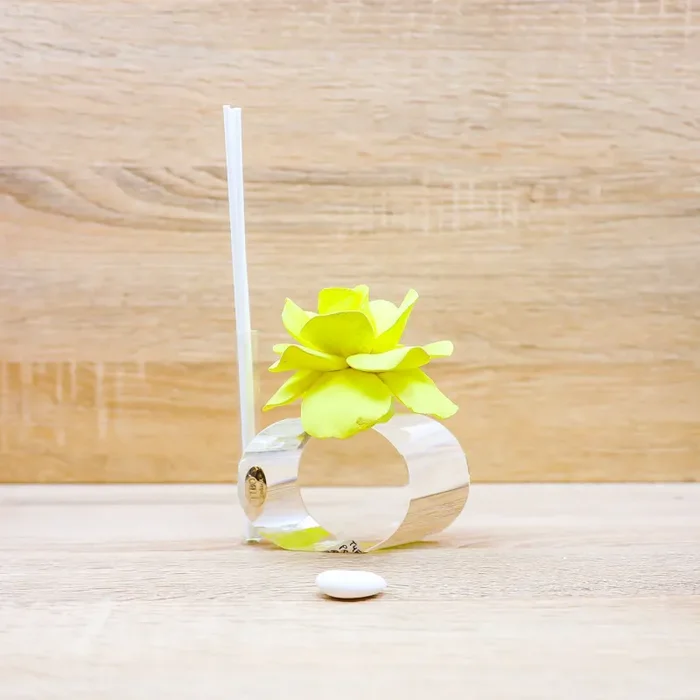 Profumatore Cristallo Fiore Giallo Tibo’ Cristal