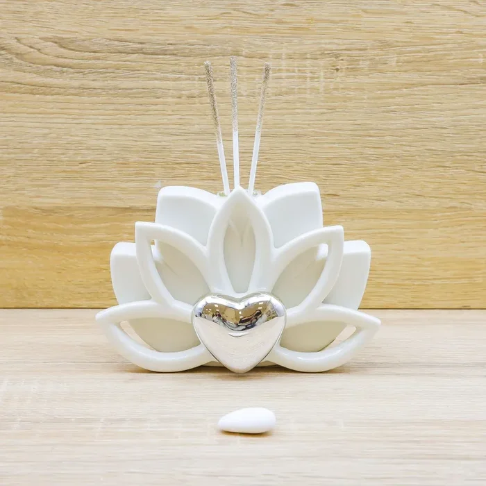 Profumatore Fiore di Loto Argento Grande Claraluna Vendita calda