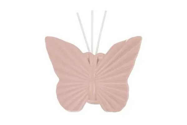 PROFUMATORE IN PORCELLANA ROSA C/ASTUCCIO (13x7xh.10cm)