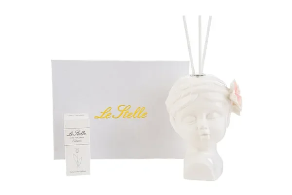 PROFUMATORE MADEMOISELLE IN PORCELLANA BIANCA (8x9xh.12cm) CON ASTUCCIO