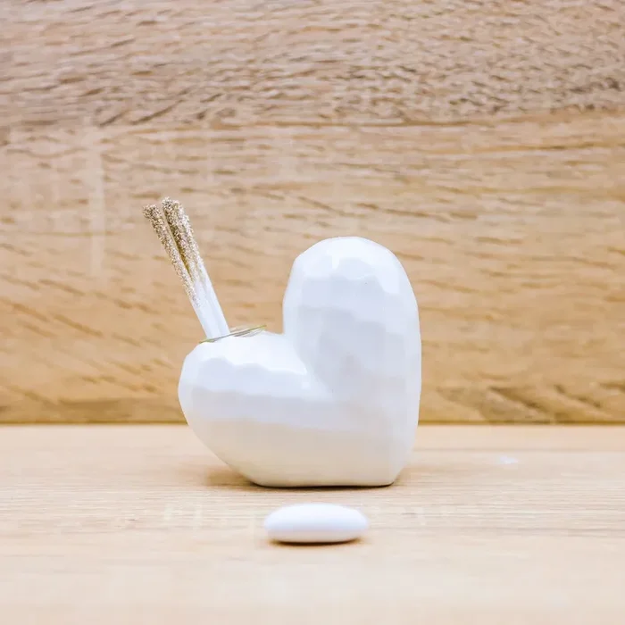 Profumatore Piccolo Cuore Bianco Claraluna